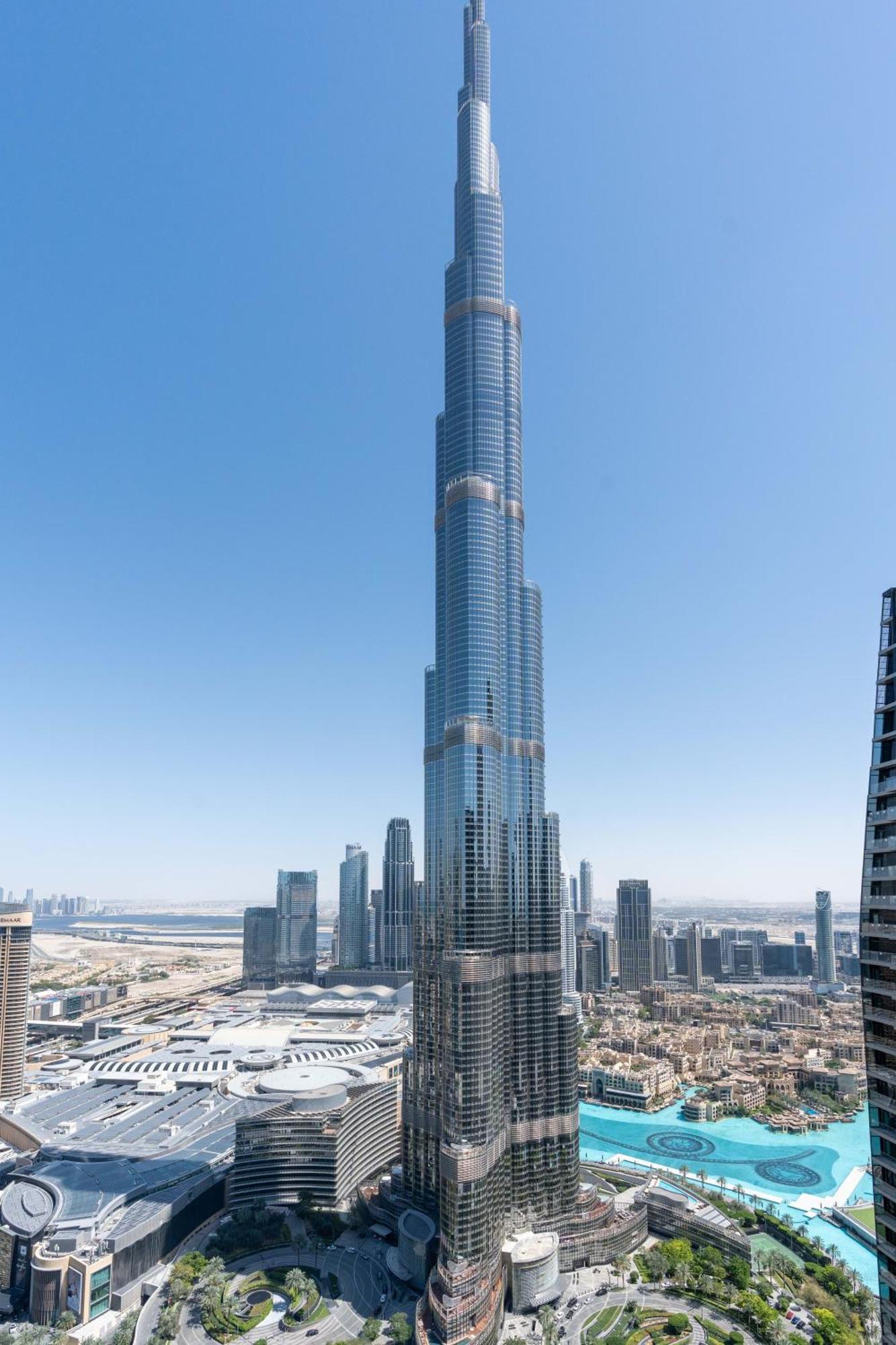 Ferienwohnung Vacay Lettings - Burj Vista High Floor Burj Khalifa & Fountain View Dubai Exterior foto
